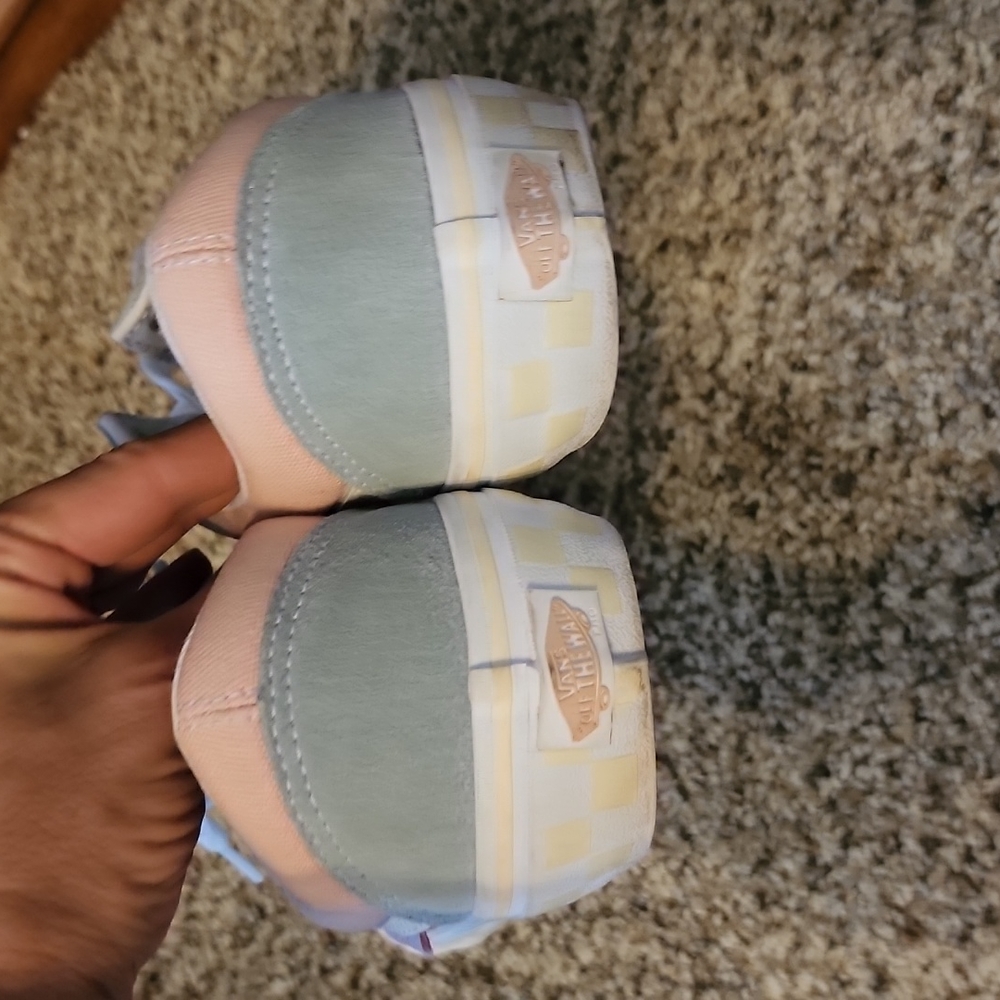 Vans Pastel Blue and Pink Sneakers - Picture 3 of 7